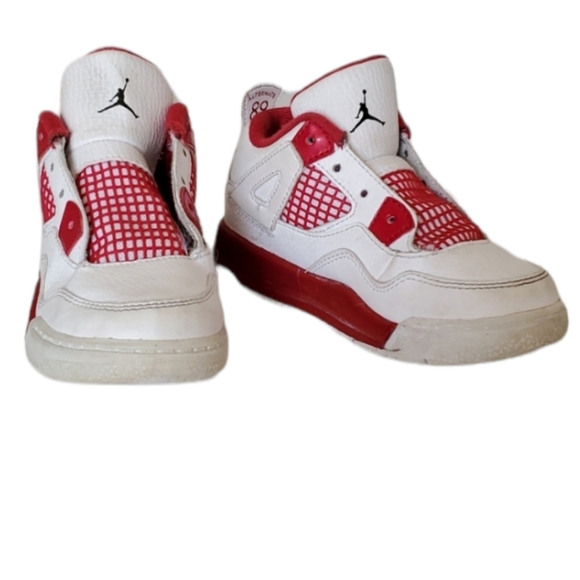 Nike Air Jordan 4 Sneakers High Tops Shoes Size Toddler 9C - Picture 1 of 13